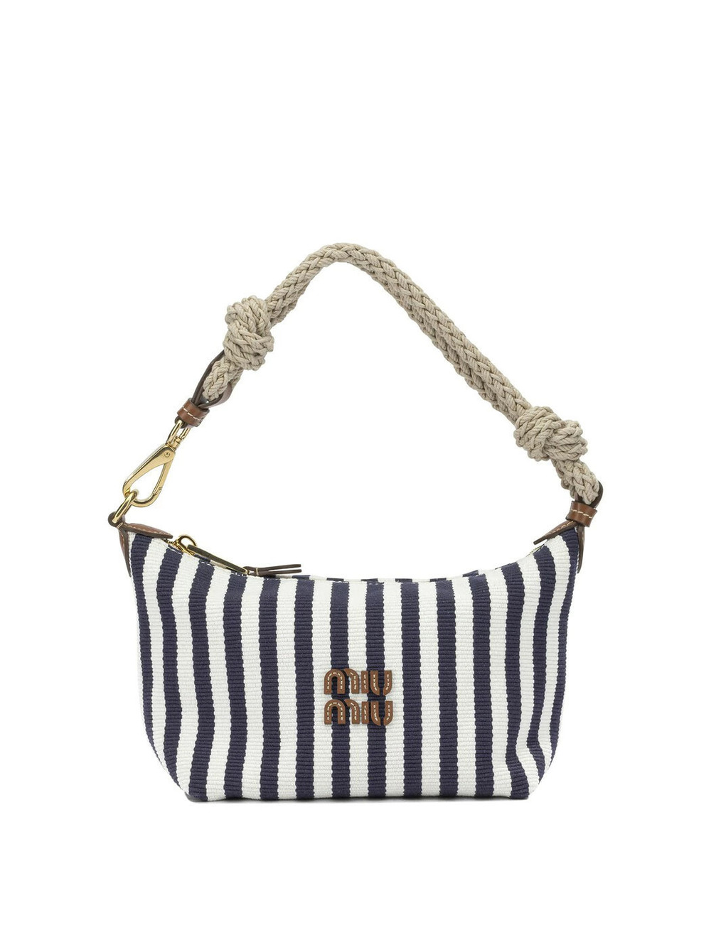 Miu Miu Business Briefcase Vi Shoulder Bag Leather Blue
